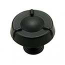 RK International [CK-127-BL] Die Cast Zinc Cabinet Knob - Fullerton Series - Circle w/ Three Lines - Large - Black Finish - 1 1/2" Dia.