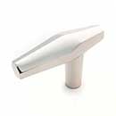 RK International [CK-725-PN] Solid Brass Cabinet T-Knob - Gibraltar Series - Polished Nickel Finish - 2" L