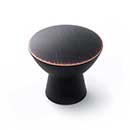 RK International [CK-726-VB] Solid Brass Cabinet Knob - Gibraltar Series - Valencia Bronze Finish - 1 1/2" Dia.