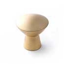 RK International [CK-727-SB] Solid Brass Cabinet Knob - Gibraltar Series - Satin Brass Finish - 1 1/4" Dia.