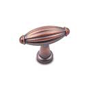 RK International [CK-9308-DC] Solid Brass Cabinet Knob - Small Indian Drum - Distressed Copper Finish - 1 3/4&quot; L