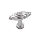 RK International [CK-9308-P] Solid Brass Cabinet Knob - Small Indian Drum - Satin Nickel Finish - 1 3/4&quot; L