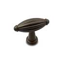 RK International [CK-9308-RB] Solid Brass Cabinet Knob - Small Indian Drum - Oil Rubbed Bronze Finish - 1 3/4" L