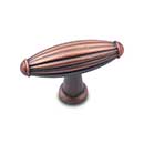 RK International [CK-9309-DC] Solid Brass Cabinet Knob - Large Indian Drum - Distressed Copper Finish - 2 1/4&quot; L