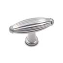 RK International [CK-9309-P] Solid Brass Cabinet Knob - Large Indian Drum - Satin Nickel Finish - 2 1/4&quot; L