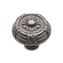 RK International [CK-753-DN] Solid Brass Cabinet Knob - Large Crosses & Petals - Distressed Nickel Finish - 1 1/2" Dia.