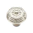 RK International [CK-753-PN] Solid Brass Cabinet Knob - Large Crosses & Petals - Polished Nickel Finish - 1 1/2" Dia.