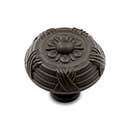 RK International [CK-753-RB] Solid Brass Cabinet Knob - Large Crosses & Petals - Oil Rubbed Bronze Finish - 1 1/2" Dia.