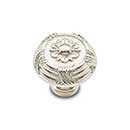 RK International [CK-754-PN] Solid Brass Cabinet Knob - Small Crosses & Petals - Polished Nickel Finish - 1 1/4" Dia.