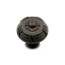 RK International [CK-754-RB] Solid Brass Cabinet Knob - Small Crosses & Petals - Oil Rubbed Bronze Finish - 1 1/4" Dia.