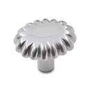RK International [CK-205-P] Solid Brass Cabinet Knob - Lines at End - Satin Nickel Finish - 1 3/16" Dia.