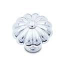 RK International [CK-3248-C] Solid Brass Cabinet Knob - Large Melon - Polished Chrome Finish - 1 1/2" Dia.