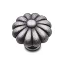 RK International [CK-3248-DN] Solid Brass Cabinet Knob - Large Melon - Distressed Nickel Finish - 1 1/2" Dia.