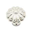 RK International [CK-3248-PN] Solid Brass Cabinet Knob - Large Melon - Polished Nickel Finish - 1 1/2" Dia.