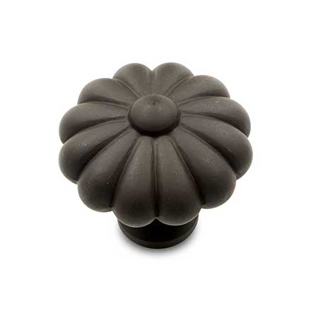 RK International [CK-3248-RB] Solid Brass Cabinet Knob - Large Melon - Oil Rubbed Bronze Finish - 1 1/2&quot; Dia.