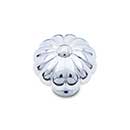 RK International [CK-3249-C] Solid Brass Cabinet Knob - Small Melon - Polished Chrome Finish - 1 1/4" Dia.