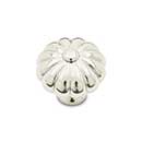 RK International [CK-3249-PN] Solid Brass Cabinet Knob - Small Melon - Polished Nickel Finish - 1 1/4" Dia.