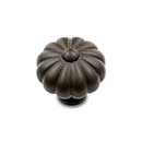 RK International [CK-3249-RB] Solid Brass Cabinet Knob - Small Melon - Oil Rubbed Bronze Finish - 1 1/4" Dia.