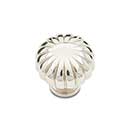 RK International [CK-3250-PN] Solid Brass Cabinet Knob - Smooth Melon - Polished Nickel Finish - 1 1/4" Dia.