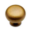 RK International [CK-1117-AE] Solid Brass Cabinet Knob - Fat Mushroom - Antique English Finish - 1 1/4" Dia.