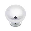 RK International [CK-1117-C] Solid Brass Cabinet Knob - Fat Mushroom - Polished Chrome Finish - 1 1/4" Dia.