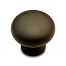 RK International [CK-1118-RB] Solid Brass Cabinet Knob - Thin Mushroom - Oil Rubbed Bronze Finish - 1 1/4" Dia.
