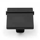 RK International [CK-131-BL] Die Cast Zinc Cabinet Knob - Newbury Series - Flat Black Finish - 1 1/4&quot; Sq.
