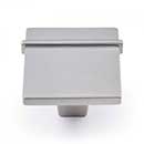 RK International [CK-131-P] Die Cast Zinc Cabinet Knob - Newbury Series - Square - Satin Nickel Finish - 1 1/4" Sq.