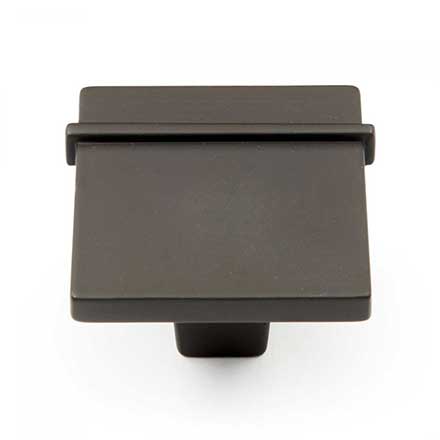 RK International [CK-131-RB] Die Cast Zinc Cabinet Knob - Newbury Series - Square - Oil Rubbed Bronze Finish - 1 1/4" Sq.