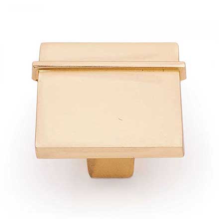 RK International [CK-131-SG] Die Cast Zinc Cabinet Knob - Newbury Series - Satin Gold Finish - 1 1/4" Sq.