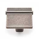 RK International [CK-131-WN] Die Cast Zinc Cabinet Knob - Newbury Series - Square - Weathered Nickel Finish - 1 1/4" Sq.