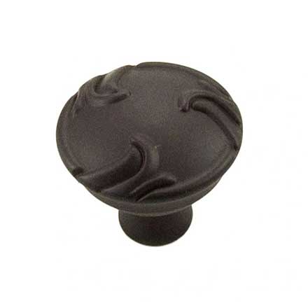 RK International [CK-155-RB] Die Cast Zinc Cabinet Knob - Nottingham Series - Swirl Edges - Oil Rubbed Bronze Finish - 1 1/4&quot; Dia.