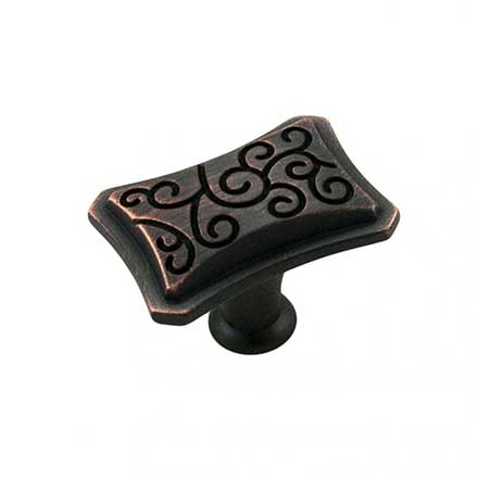 RK International [CK-116-VB] Die Cast Zinc Cabinet Knob - Palermo Series - Octagon - Valencia Bronze Finish - 1 5/8" L