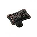 RK International [CK-116-VB] Die Cast Zinc Cabinet Knob - Palermo Series - Octagon - Valencia Bronze Finish - 1 5/8" L