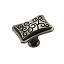 RK International [CK-116-WN] Die Cast Zinc Cabinet Knob - Palermo Series - Octagon - Weathered Nickel Finish - 1 5/8" L
