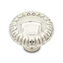 RK International [CK-758-PN] Solid Brass Cabinet Knob - Large Petals at Edge - Polished Nickel Finish - 1 1/2&quot; Dia.