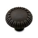 RK International [CK-758-RB] Solid Brass Cabinet Knob - Large Petals at Edge - Oil Rubbed Bronze Finish - 1 1/2&quot; Dia.