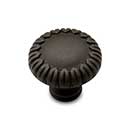 RK International [CK-759-RB] Solid Brass Cabinet Knob - Small Petals at Edge - Oil Rubbed Bronze Finish - 1 1/4&quot; Dia.