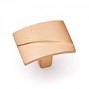 RK International [CK-171-SB] Solid Brass Cabinet Knob - Trumbull Series - Satin Brass Finish - 1 9/16&quot; L