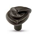 RK International [CK-204-RB] Solid Brass Cabinet Knob - Pretty Wrap - Oil Rubbed Bronze Finish - 1 1/4" L