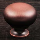 RK International [CK-1117-DC] Solid Brass Cabinet Knob - Fat Mushroom - Distressed Copper Finish - 1 1/4&quot; Dia.