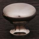 RK International [CK-1118-P] Solid Brass Cabinet Knob - Thin Mushroom - Satin Nickel Finish - 1 1/4" Dia.