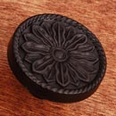 RK International [CK-182-RB] Solid Brass Cabinet Knob - Flower - Oil Rubbed Bronze Finish - 1 1/4&quot; Dia.