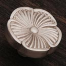 RK International [CK-183-P] Solid Brass Cabinet Knob - Daisy - Satin Nickel Finish - 1 1/4" Dia.