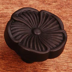 RK International [CK-183-RB] Solid Brass Cabinet Knob - Daisy - Oil Rubbed Bronze Finish - 1 1/4&quot; Dia.