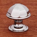 RK International [CK-192-C] Solid Brass Cabinet Knob - Contoured Dome - Polished Chrome Finish - 1 1/16" Dia.