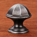 RK International [CK-192-DN] Solid Brass Cabinet Knob - Contoured Dome - Distressed Nickel Finish - 1 1/16&quot; Dia.