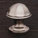 RK International [CK-192-P] Solid Brass Cabinet Knob - Contoured Dome - Satin Nickel Finish - 1 1/16&quot; Dia.