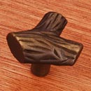 RK International [CK-201-AE] Solid Brass Cabinet Knob - Branch - Antique English Finish - 1 1/2&quot; L