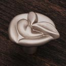 RK International [CK-204-P] Solid Brass Cabinet Knob - Pretty Wrap - Satin Nickel Finish - 1 1/4" L